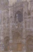 Claude Monet Rouen Cathedral in Overcast Weather Germany oil painting artist